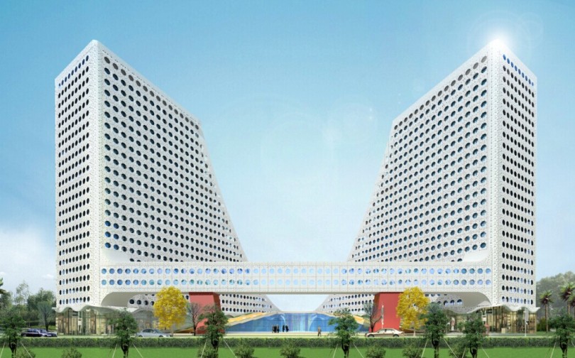 青島硅谷鋁板幕墻 青島硅谷鋁板幕墻