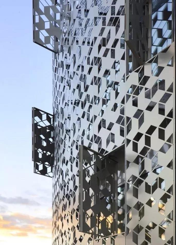 雕花鋁單板幕墻1 雕花鋁單板幕墻1