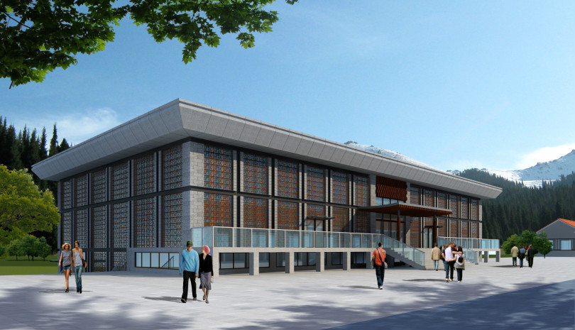 新疆烏蘇國(guó)家森林公園康養(yǎng)基地 鋁單板1