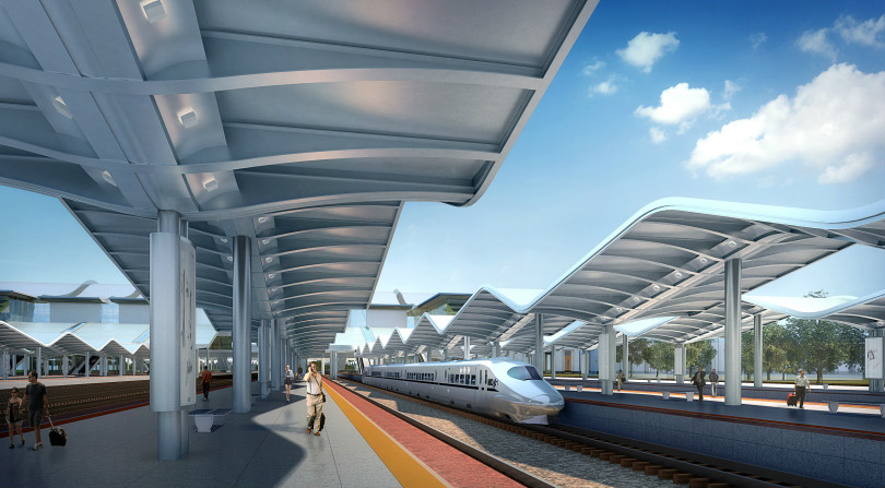 濟南高鐵青連站房 鋁單板4