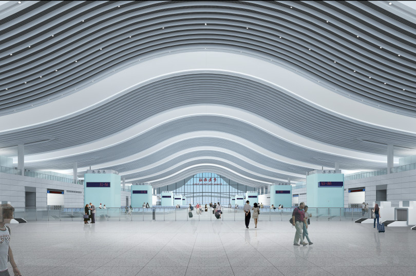 濟南高鐵青連站房 鋁單板5