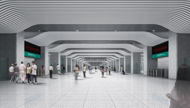 濟南高鐵青連站房 鋁單板6