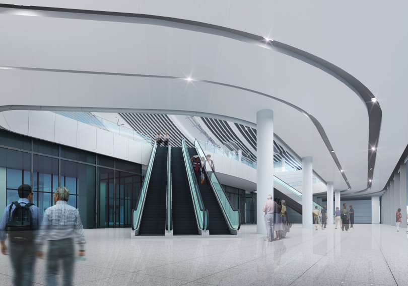 濟南高鐵青連站房 鋁單板7