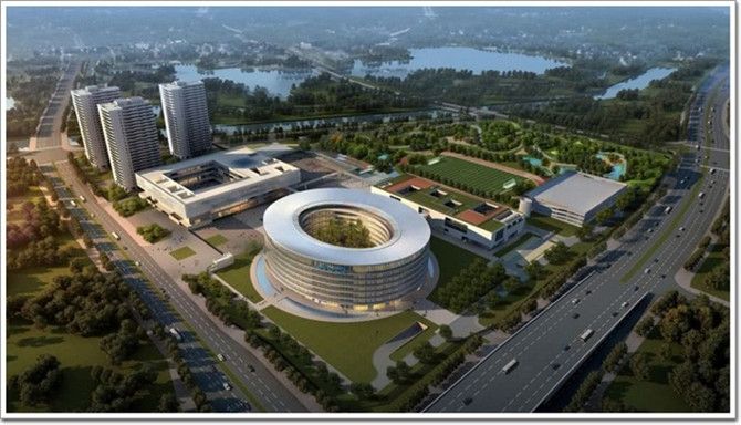 vivo新總部，金屬穿孔板和U型玻璃百葉營造“輕”的質(zhì)感